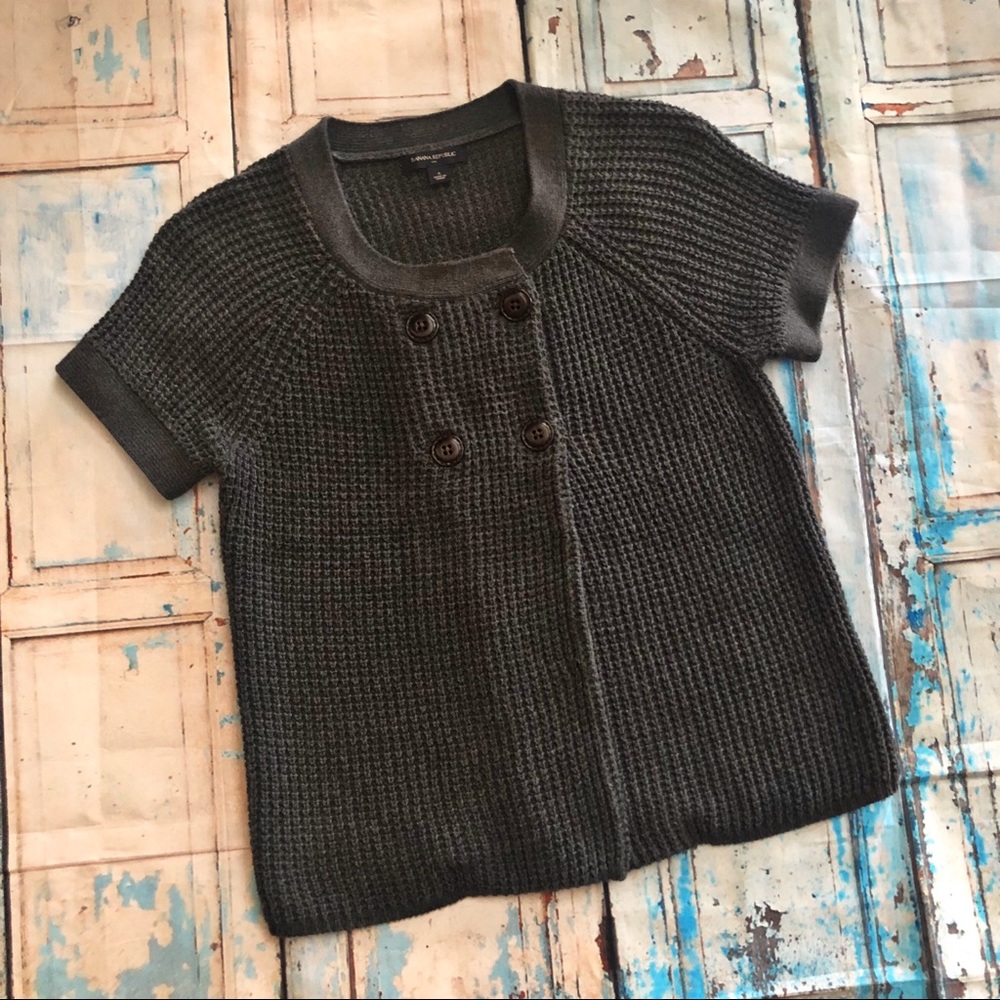 [banana republic] cable knit cardigan